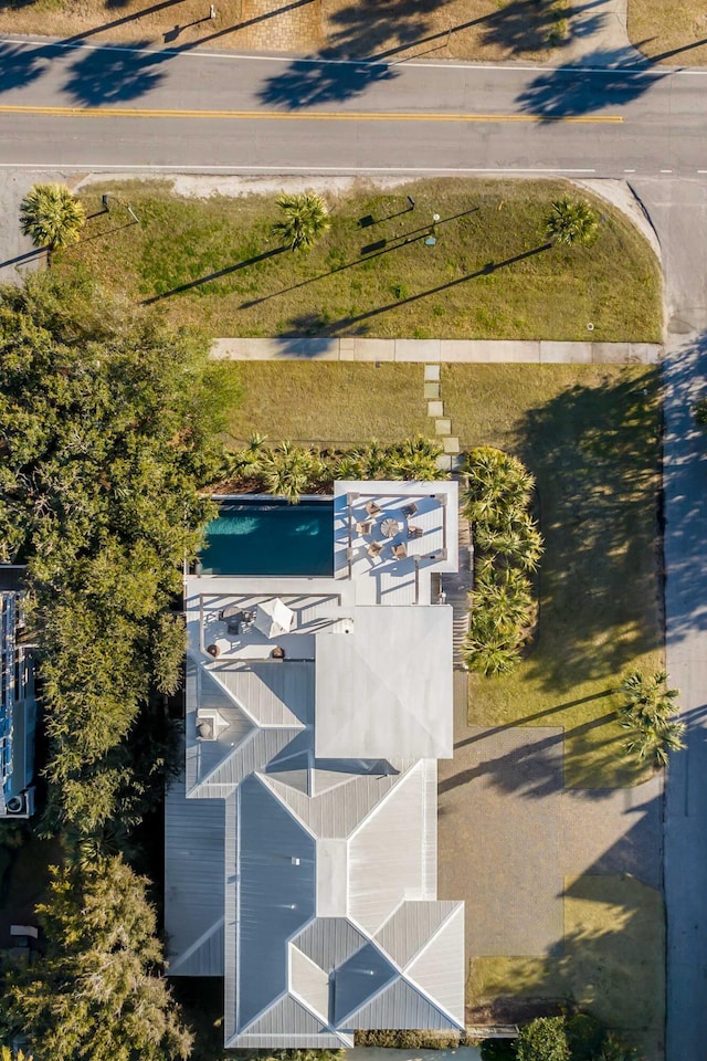 4001 Palm Blvd, Isle Of Palms, SC 29451 - aerial view of property and surrounding area featuring a pool