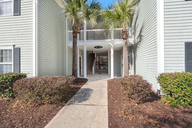 view of entrance to property