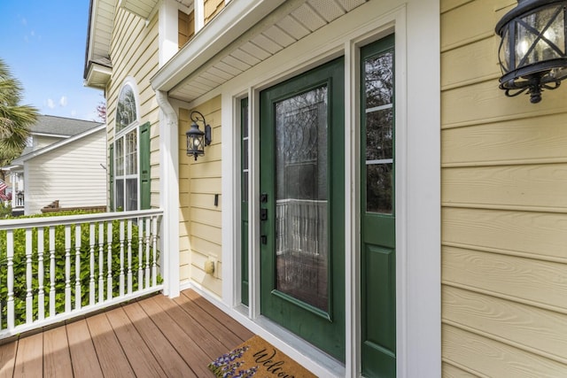 view of property entrance