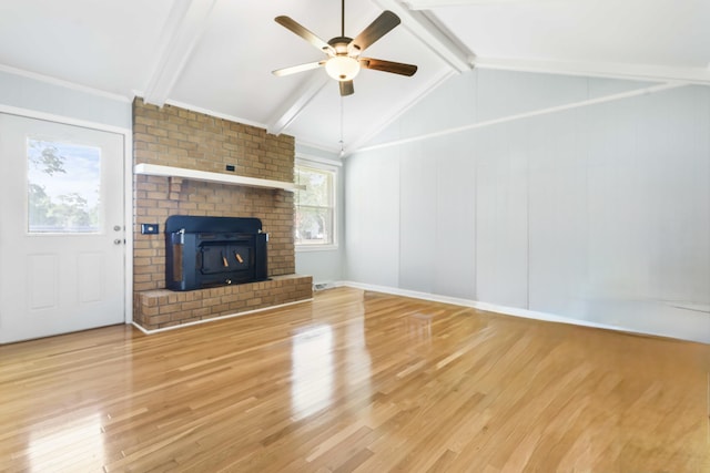 101 Parkside Dr, Goose Creek, SC 29445 - unfurnished living room with ceiling fan and wood finished floors