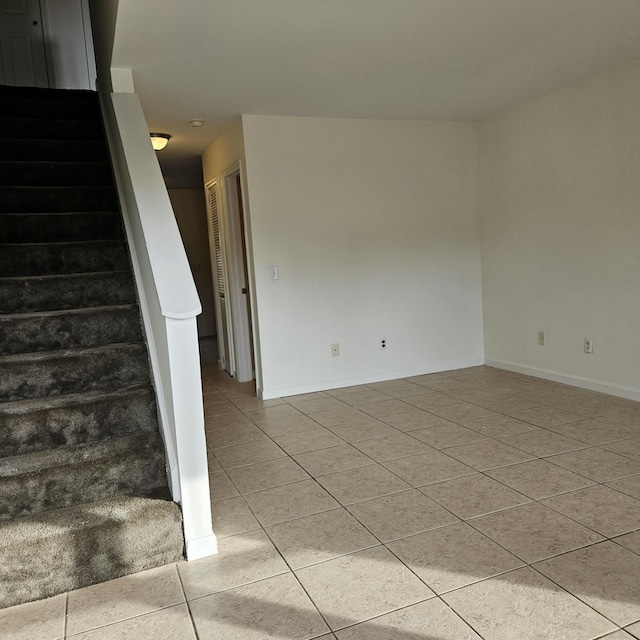 view of tiled empty room