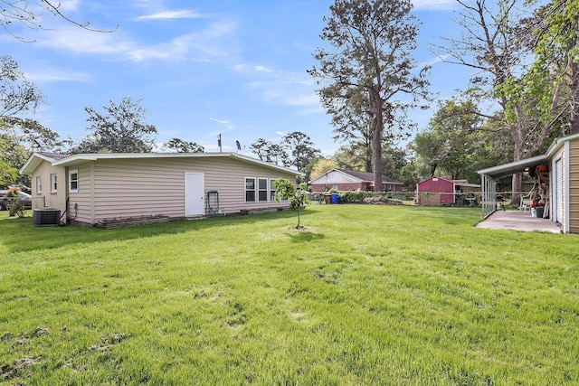 1239 Old Orchard Rd, Charleston, SC 29412 - view of yard with a patio area and central air condition unit