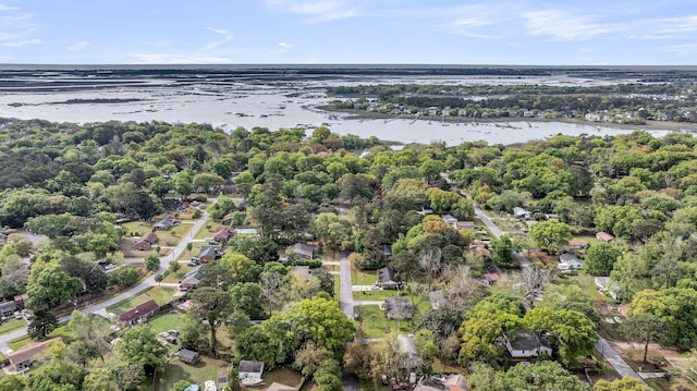 1239 Old Orchard Rd, Charleston, SC 29412 - birds eye view of property with a water view and a residential view