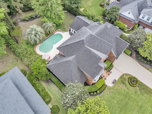 8662 W Fairway Woods Dr, North Charleston, SC 29420 - bird's eye view of a pool area