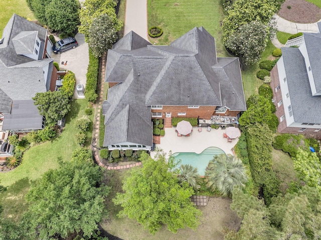 8662 W Fairway Woods Dr, North Charleston, SC 29420 - aerial view of property and surrounding area with a pool area