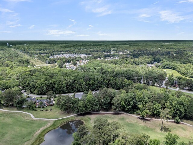 8662 W Fairway Woods Dr, North Charleston, SC 29420 - aerial view of property and surrounding area featuring a heavily wooded area and a nearby body of water