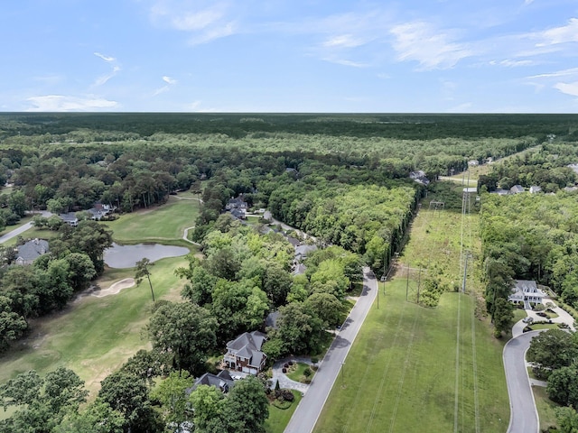 8662 W Fairway Woods Dr, North Charleston, SC 29420 - aerial overview of property's location featuring a heavily wooded area and a nearby body of water
