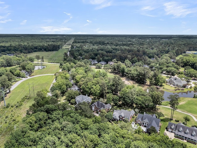 8662 W Fairway Woods Dr, North Charleston, SC 29420 - aerial perspective of suburban area featuring a large body of water and a heavily wooded area