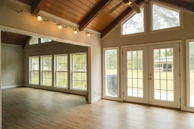 1044 Academy Rd, Walterboro, SC 29488 - unfurnished sunroom featuring french doors