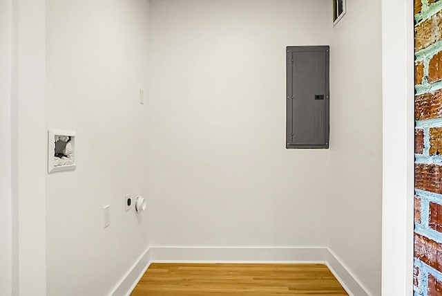 2456 Lantern St, Charleston, SC 29414 - laundry room with electric panel and light wood-type flooring