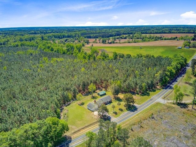 aerial view with a view of trees