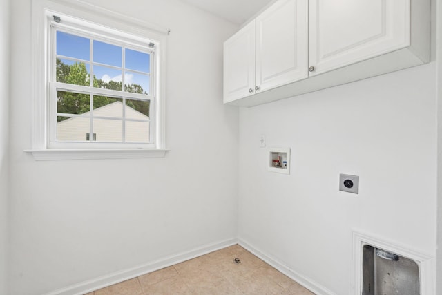 489 Dolphin Dr, Summerville, SC 29485 - laundry room featuring electric dryer hookup, baseboards, hookup for a washing machine, and cabinet space