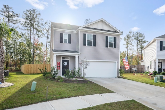 671 Silver Spruce St, Summerville, SC 29486 - traditional home with a garage and concrete driveway