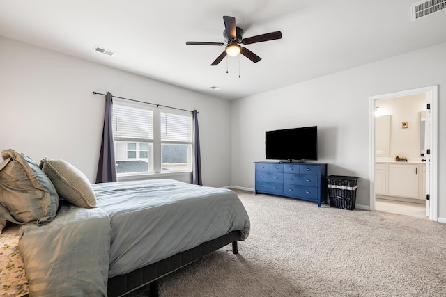 582 Mclernon Trce, Johns Island, SC 29455 - bedroom featuring light carpet, ensuite bath, and baseboards