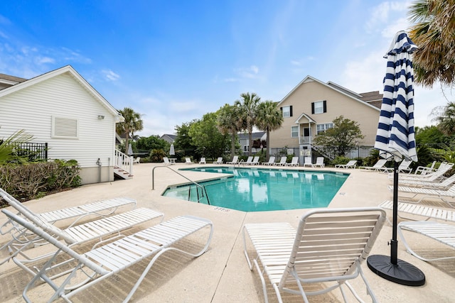 582 Mclernon Trce, Johns Island, SC 29455 - community pool featuring a patio area