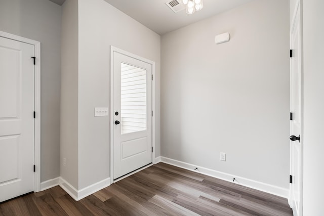 582 Mclernon Trce, Johns Island, SC 29455 - entrance foyer featuring dark wood finished floors and baseboards