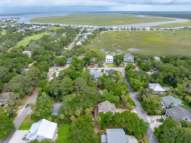 1604 Jungle Rd, Edisto Island, SC 29438 - view of property location with a large body of water, nearby suburban area, and a golf course