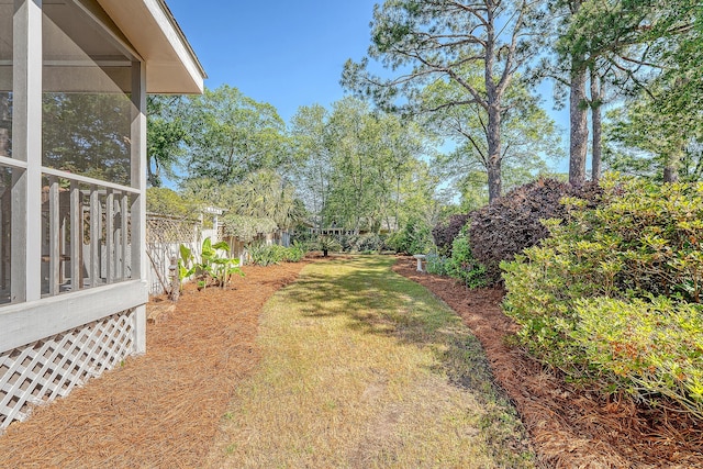 view of yard