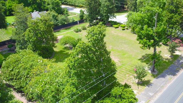 bird's eye view featuring a rural view