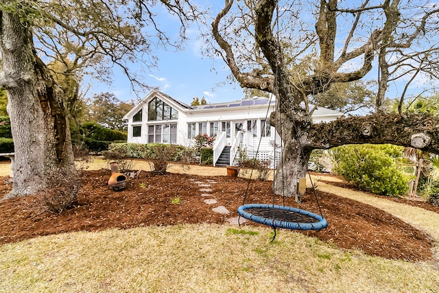 view of front of property