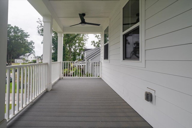 2408 Bent Oak Rd, Mount Pleasant, SC 29466 - porch with ceiling fan