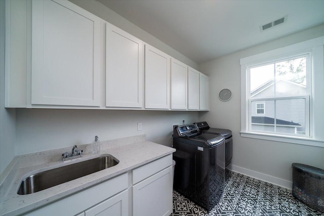 2408 Bent Oak Rd, Mount Pleasant, SC 29466 - washroom with cabinet space and independent washer and dryer