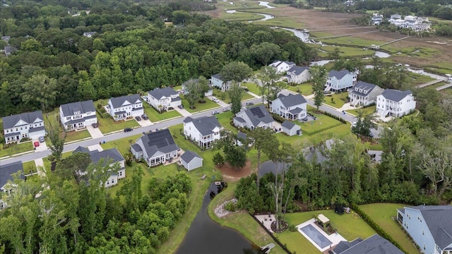 2408 Bent Oak Rd, Mount Pleasant, SC 29466 - aerial view of property and surrounding area with a nearby body of water and nearby suburban area