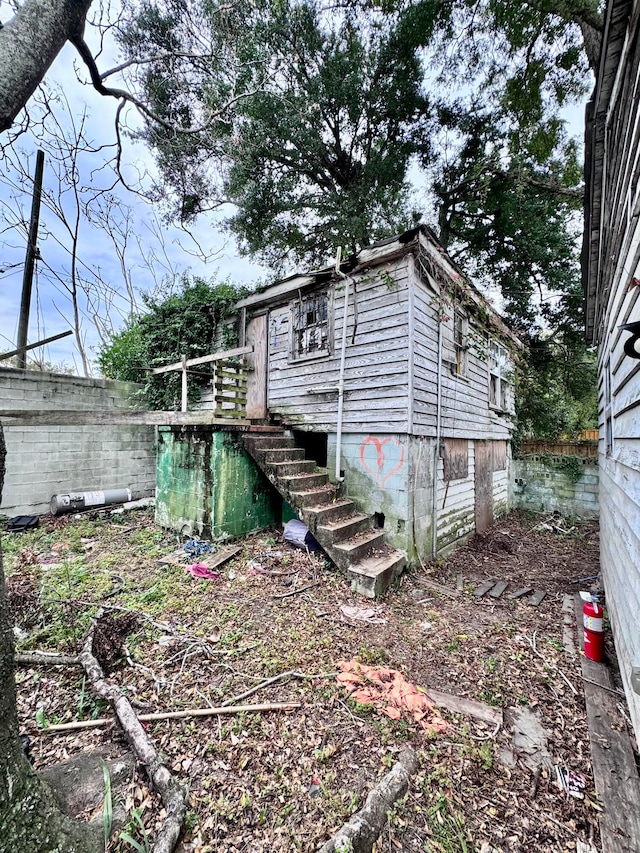 view of rear view of house