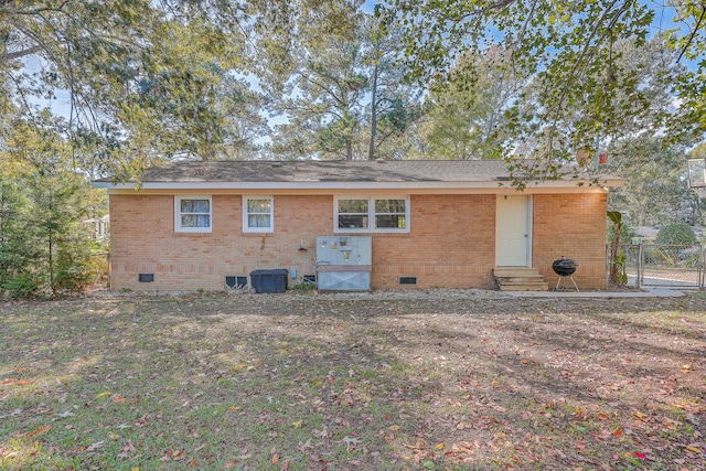 view of back of property