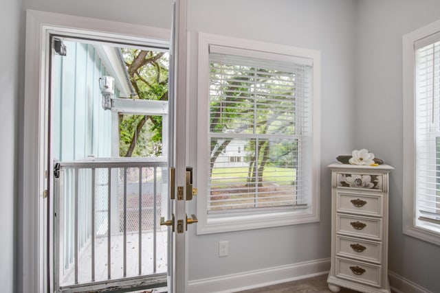 16 Oakwood Ln, Edisto Island, SC 29438 - doorway to outside with healthy amount of natural light