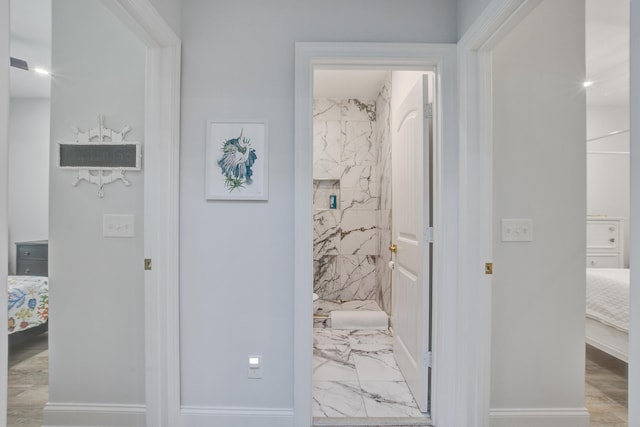 16 Oakwood Ln, Edisto Island, SC 29438 - full bathroom with ensuite bath, a marble finish shower, and marble finish flooring