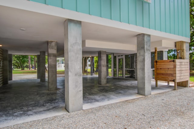 16 Oakwood Ln, Edisto Island, SC 29438 - view of patio with a carport and mail area