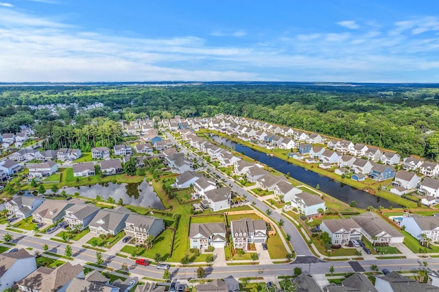 2336 Brinkley Rd, Johns Island, SC 29455 - aerial perspective of suburban area with a nearby body of water
