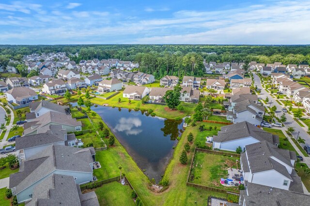 2336 Brinkley Rd, Johns Island, SC 29455 - aerial perspective of suburban area with a nearby body of water
