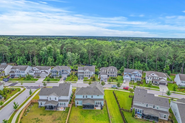 2336 Brinkley Rd, Johns Island, SC 29455 - aerial view of residential area featuring a heavily wooded area
