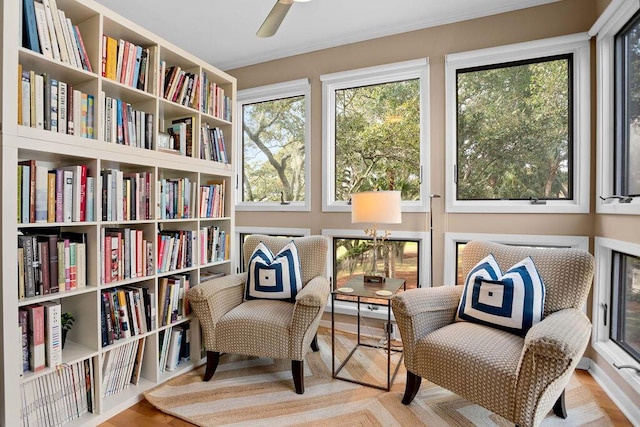 view of sitting room