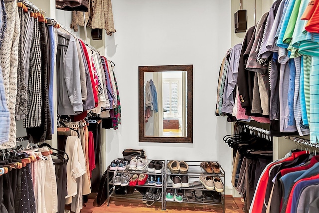 169 Marsh Island Dr, Kiawah Island, SC 29455 - walk in closet with wood finished floors
