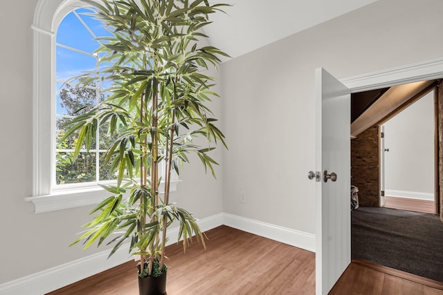 2720 Oak Manor Dr, Mount Pleasant, SC 29466 - hallway with wood finished floors and baseboards