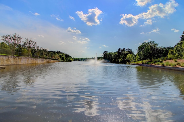 view of water feature