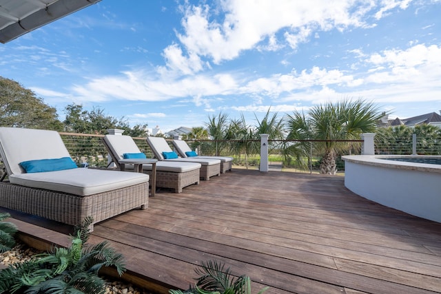 3803 Palm Blvd, Isle Of Palms, SC 29451 - view of wooden terrace