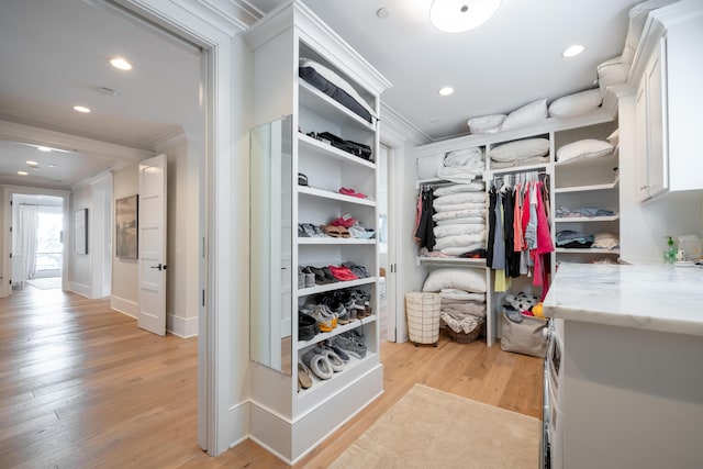 3803 Palm Blvd, Isle Of Palms, SC 29451 - walk in closet featuring light wood finished floors