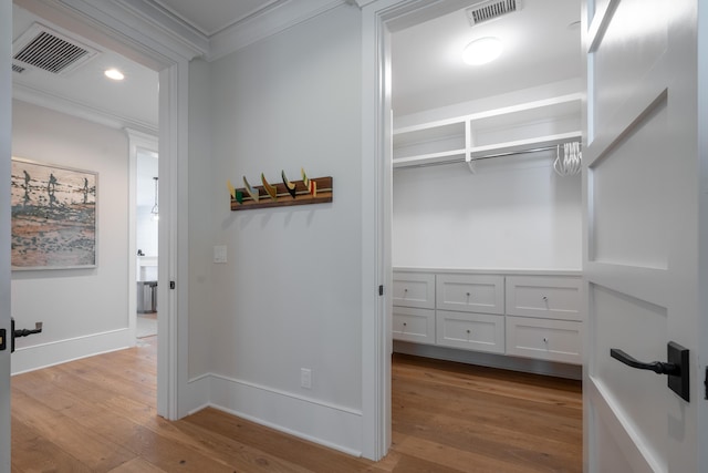 3803 Palm Blvd, Isle Of Palms, SC 29451 - spacious closet with wood finished floors