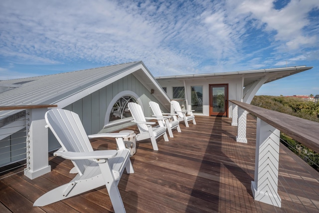 3803 Palm Blvd, Isle Of Palms, SC 29451 - view of wooden deck