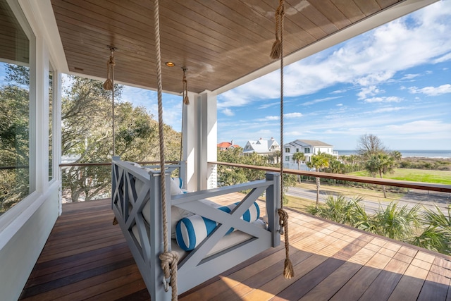 3803 Palm Blvd, Isle Of Palms, SC 29451 - view of wooden deck