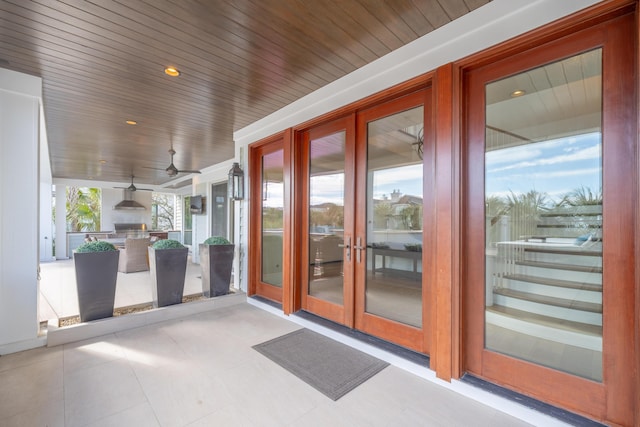 3803 Palm Blvd, Isle Of Palms, SC 29451 - unfurnished sunroom with french doors