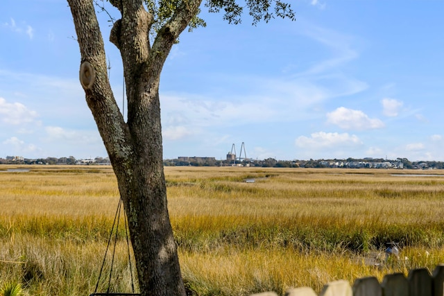 view of landscape with a rural view