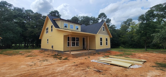 view of rear view of property