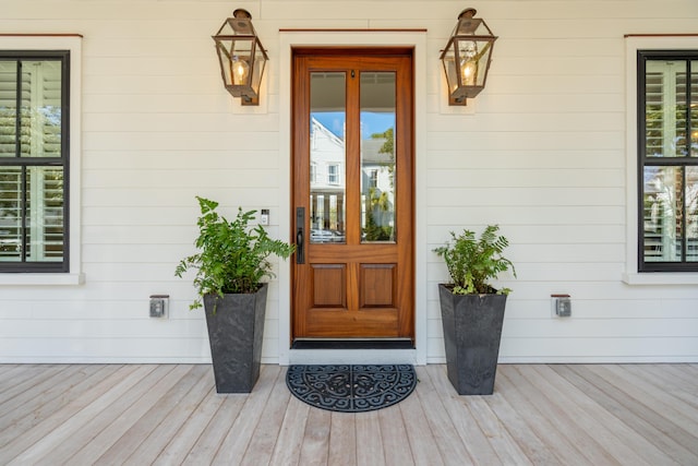 view of entrance to property