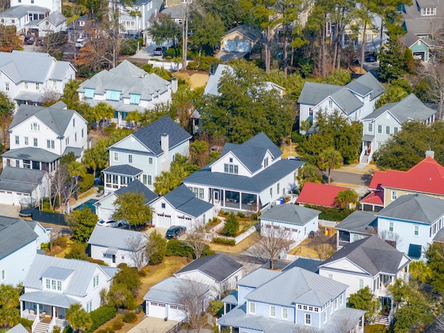 birds eye view of property featuring a residential view