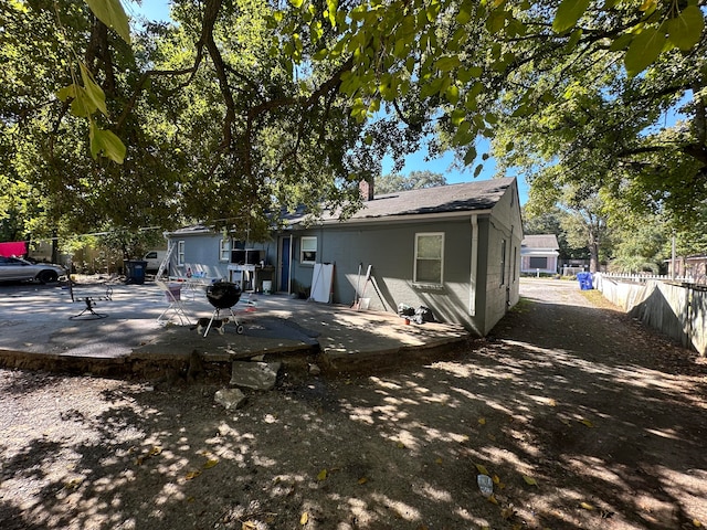 back of house featuring a patio area